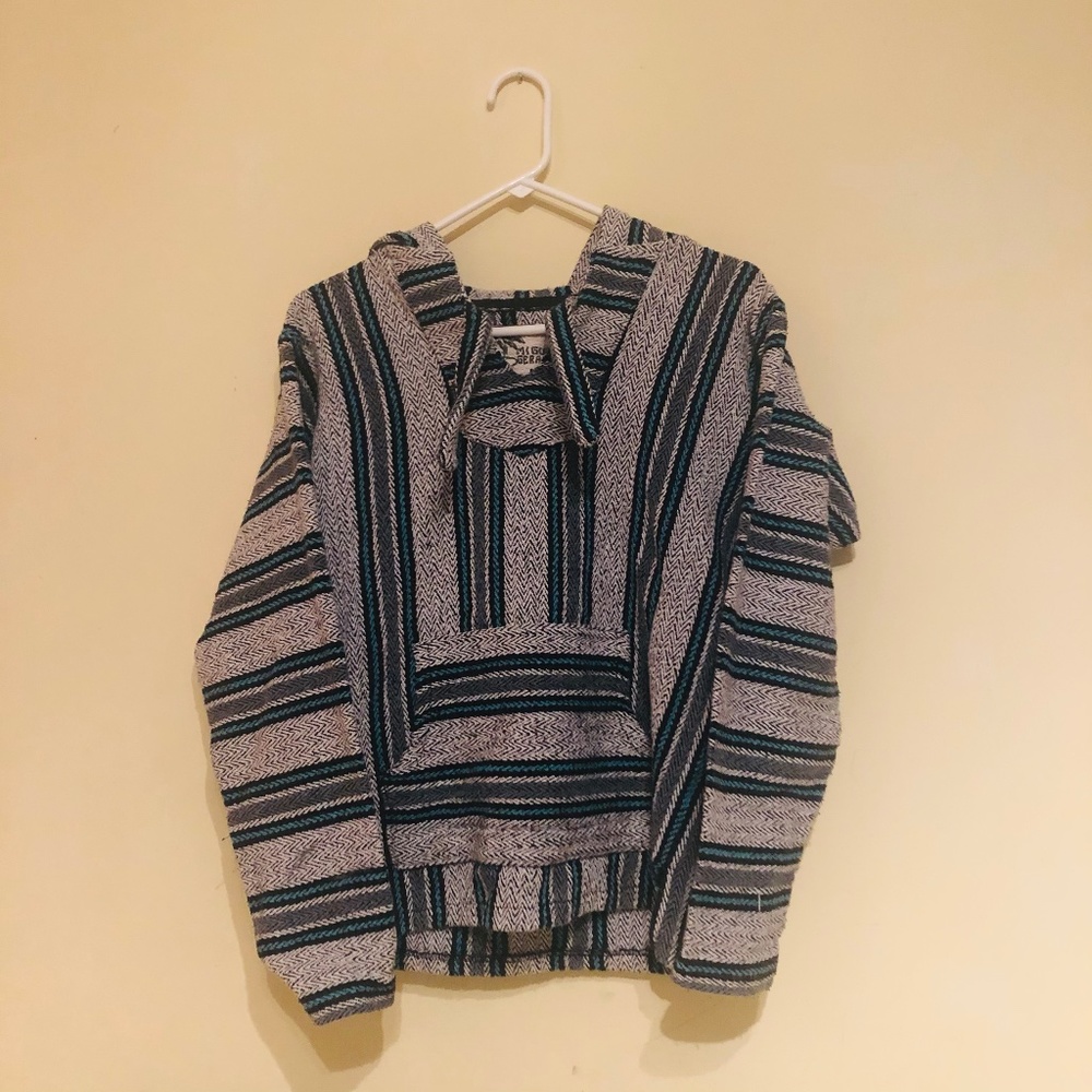 Baha Pullover Hoodie, Poncho, hooded sweatshirt.